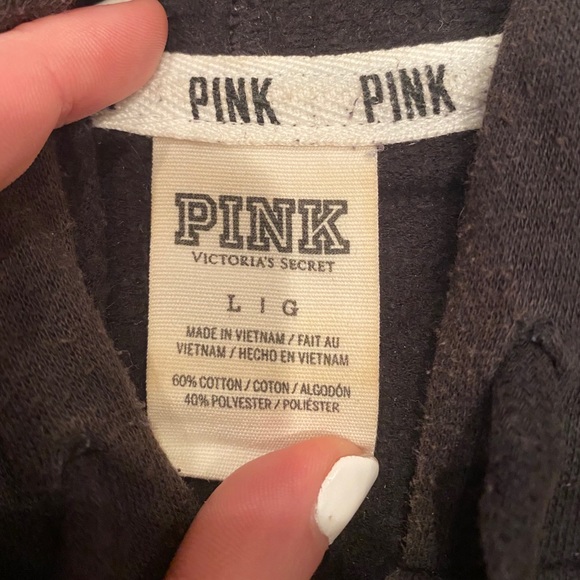 VS pink zip up sweatshirt - Picture 4 of 4